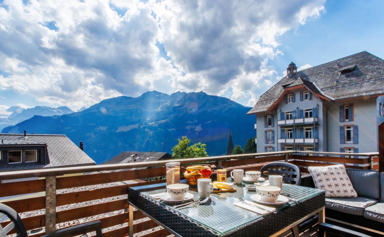 Apartament Kinohaus 3 Wengen Zewnętrze zdjęcie